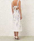 Zimmermann Natura Midi Dress in Blue Birds - Dresses