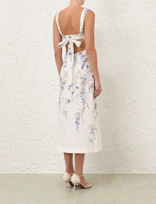 Zimmermann Natura Midi Dress in Blue Birds | Passion For Fashion Zimmermann Natura Midi Dress in Blue Birds | Passion For Fashion