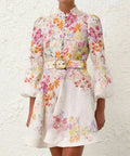 Zimmermann - Zimmermann Natura Buttoned Mini Dress