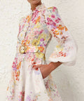 Zimmermann - Zimmermann Natura Buttoned Mini Dress