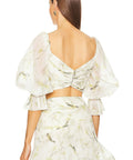 Zimmermann Natura Pleated Bodice - 10 / Print - Tops