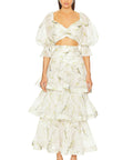 Zimmermann Natura Pleated Bodice - 10 / Print - Tops