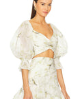 Zimmermann Natura Pleated Bodice - 10 / Print - Tops