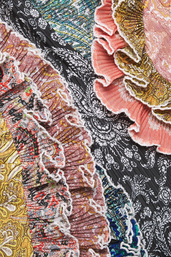 Zimmermann Ninety Six Spliced Mini Dress - Multi - Dresses