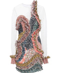Zimmermann Ninety Six Spliced Mini Dress - Multi - Dresses
