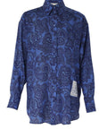 Zimmermann Ottie Relaxed Shirt and Pant Set in Blue Paisley - Outfit Sets