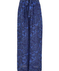 Zimmermann Ottie Relaxed Shirt and Pant Set in Blue Paisley - Outfit Sets