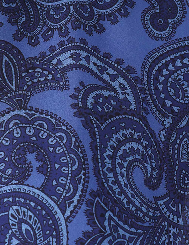Zimmermann Ottie Relaxed Shirt and Pant Set in Blue Paisley - Outfit Sets