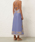 Zimmermann Ottie Slip Dress in Blue Flora - 12 / Print - Dresses