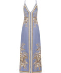 Zimmermann Ottie Slip Dress in Blue Flora - 12 / Print - Dresses