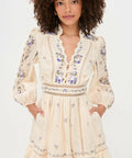 Zimmermann Patience Plunge Mini Dress - 10 / Floral - Dresses