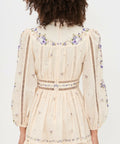 Zimmermann Patience Plunge Mini Dress - 10 / Floral - Dresses