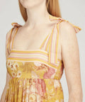 Zimmermann Pattie Tie Shoulder Dress Size 3 Yellow - 14 / Yellow - Dresses