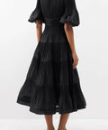 Zimmermannpleateddressblack4