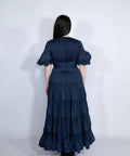 Zimmermann Pleated Midi Dress in Navy - 10 / Navy - Dresses