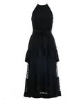 Zimmermann Pleated Tier Picnic Dress Black - 8 / Black - Dresses