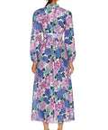 Zimmermann - Poppy Plunge Floral Midi Dress - 12 / Floral - Dresses
