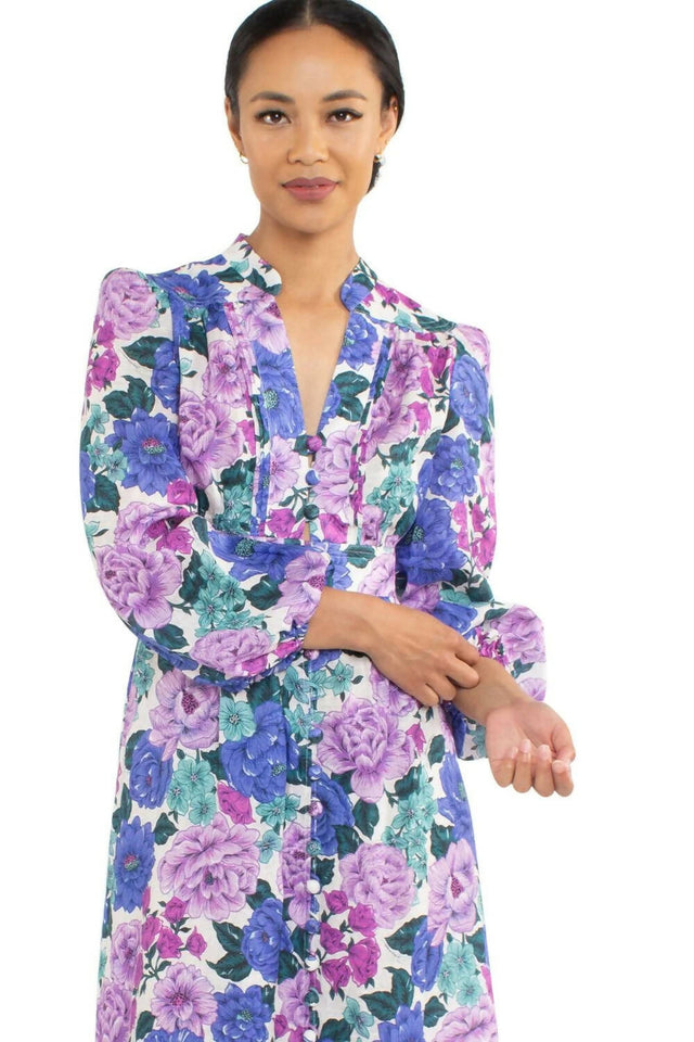 Zimmermann Poppy Plunge Midi Dress Size 2 - 12 / Floral - Dresses