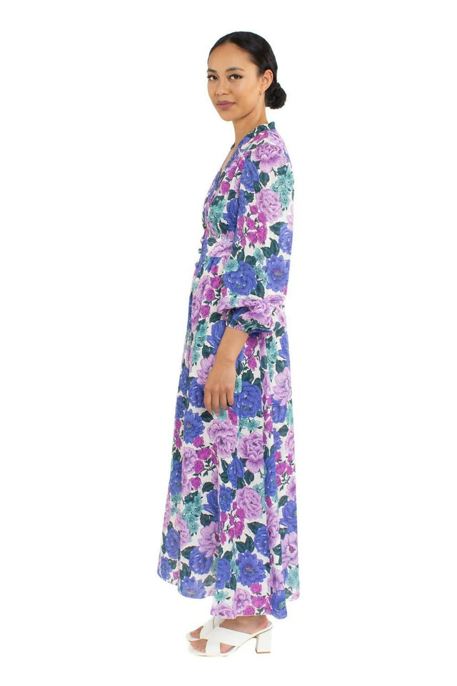 Zimmermann Poppy Plunge Midi Dress Size 2 - 12 / Floral - Dresses