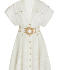 Zimmermann - Zimmermann Postcard Embroidered Mini Dress