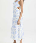 Zimmermann - Zimmermann Postcard Open-Back Floral-Print Linen Midi Dress