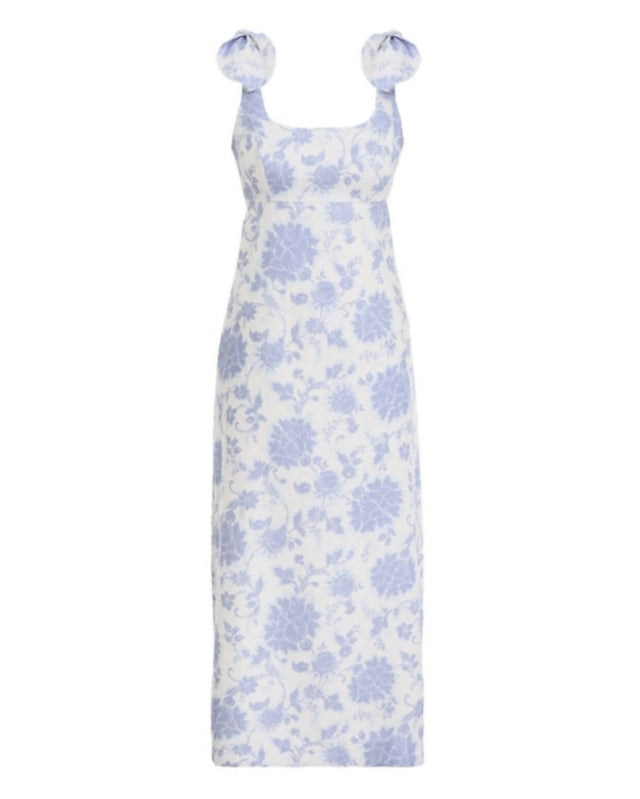 Zimmermann - Zimmermann Postcard Open-Back Floral-Print Linen Midi Dress