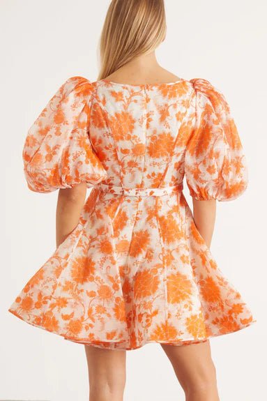 Zimmermann - Zimmermann Postcard Puff Sleeve Mini Dress