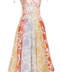 Zimmermann Postcard Spliced Midi Size 6 8 - Dresses