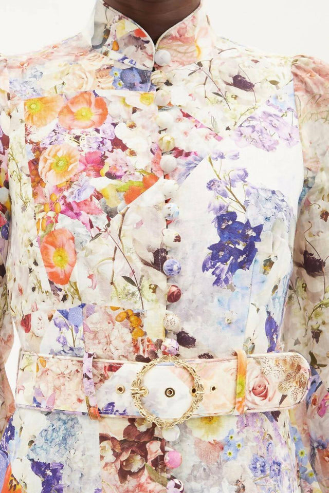 Zimmermann - Zimmermann Prima Belted Mini Dress