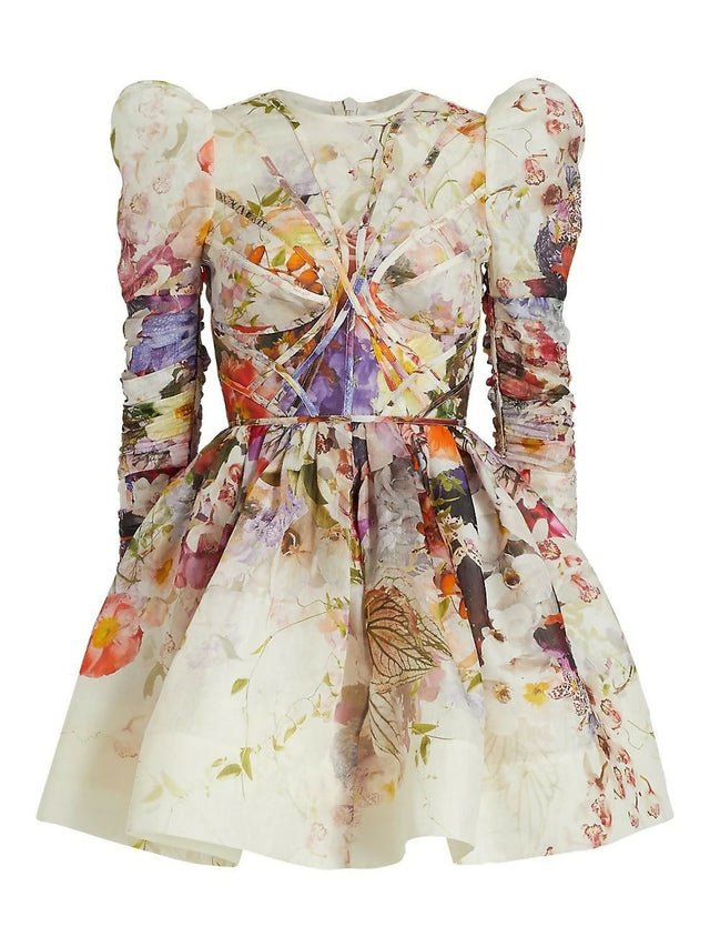 Zimmermann Prima Panel Mini Dress Size 1 - 10 / Floral - Dresses