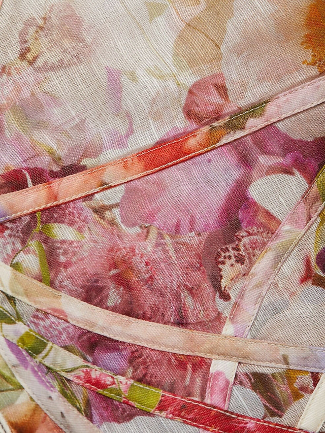 Zimmermann Prima Panel Mini Dress Size 1 - 10 / Floral - Dresses