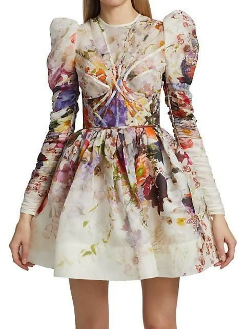 Zimmermann Prima Panelled Mini Dress - Dresses