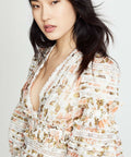 Zimmermann Radiate Smocked Mini Dress - 10 / Multi - Dresses