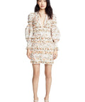 Zimmermann Radiate Smocked Mini Dress - 10 / Multi - Dresses