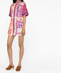 Zimmermann Raie Trimmed Shirt Dress - 12 / Multi - Dresses