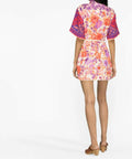 Zimmermann Raie Trimmed Shirt Dress - 12 / Multi - Dresses