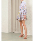 Zimmermann Rebellion Button Mini Dress - 12 / Print - Dresses