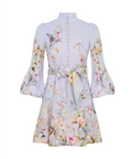 Zimmermann Rebellion Button Mini Dress - 12 / Print - Dresses