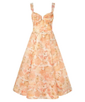 Zimmermann Rebellion Drape Midi Dress - 10 / Floral - Dresses