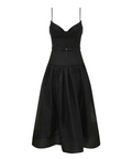Zimmermann Rebellion Fitted Picnic Dress in Black - Dresses