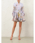 Zimmermann Rebellion Mini Dress - 10 / Print - Dresses