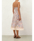 Zimmermann Rebellion Tuck Midi Dress - 12 / Print - Dresses