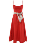 Zimmermann Rebellion Tuck Midi Dress in Red - 12 / Red - Dresses