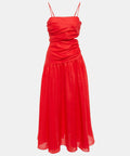 Zimmermann Red Lyre Strapless Dress - 4 / Red - Dresses