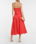 Zimmermann Red Lyre Strapless Dress - 4 / Red - Dresses