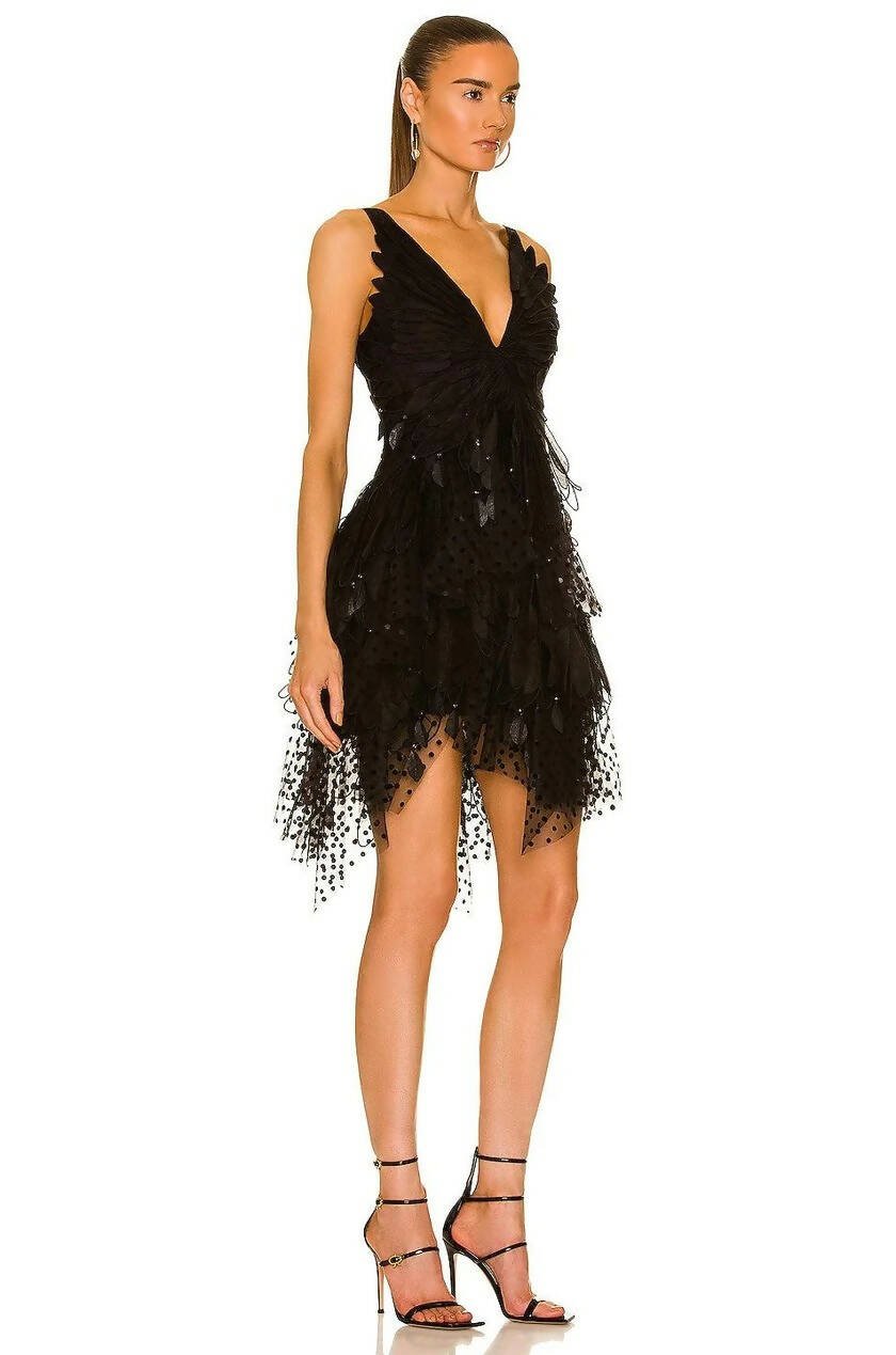 ZIMMERMANN ‘22 Rhythmic Trim Mini Dress Zimmermann Rhythmic Fluted Mini Dress | Passion For Fashion