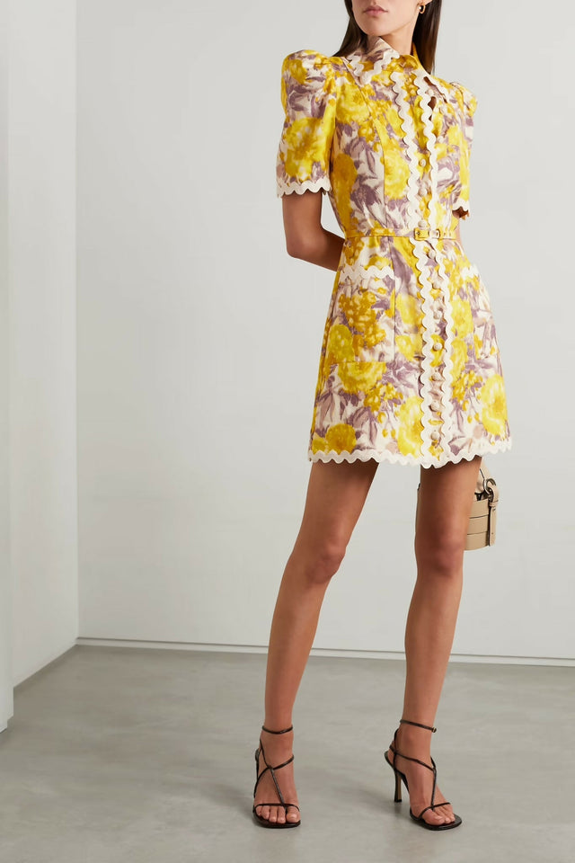 Zimmermann Ric Rac Mini Dress - Dresses
