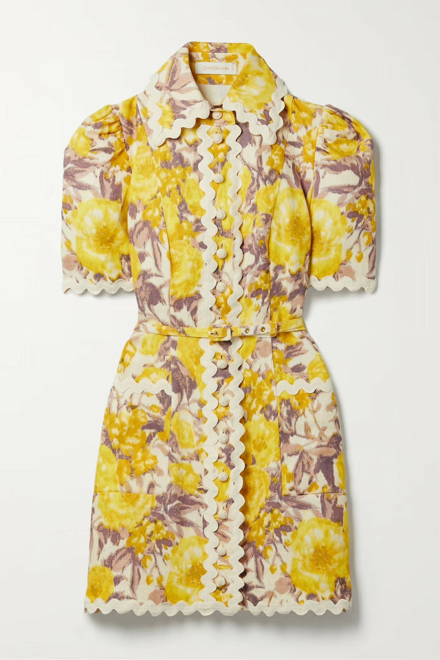 Zimmermann Ric Rac Mini Dress - Dresses