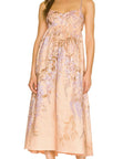 Zimmermann Rosa Bralette Midi Dress Size 8 & 10 - Dresses