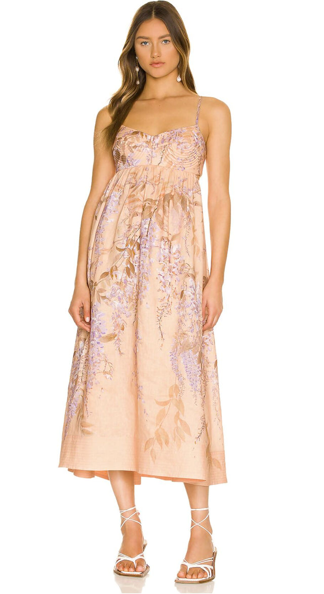 Zimmermann Rosa Bralette Midi Dress Size 8 & 10 - Dresses